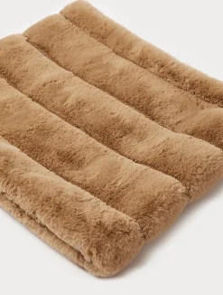 Sale Marina Rinaldi Fur-effect collar CAMEL
