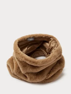 Sale Marina Rinaldi Fur-effect collar CAMEL