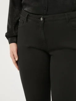 Outlet Marina Rinaldi Gabardine trousers BLACK