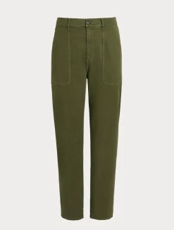 Outlet Marina Rinaldi Gabardine trousers KAKI