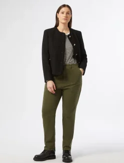 Outlet Marina Rinaldi Gabardine trousers KAKI