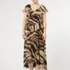Fashion Marina Rinaldi Georgette dress BLACK