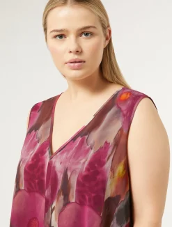Sale Marina Rinaldi Georgette dress RUBY