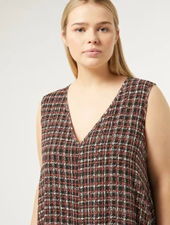Clearance Marina Rinaldi Georgette dress BLACK