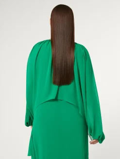 Hot Marina Rinaldi Georgette shrug GREEN