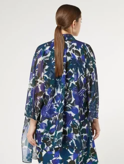 Best Marina Rinaldi Georgette shrug COFFEE