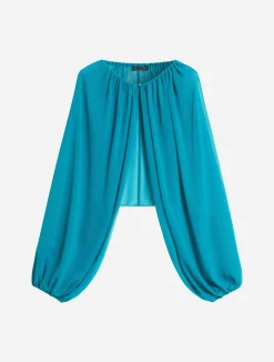 Hot Marina Rinaldi Georgette shrug TURQUOISE