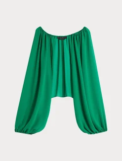 Hot Marina Rinaldi Georgette shrug GREEN