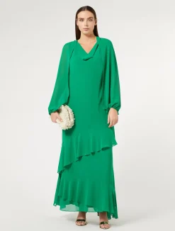 Hot Marina Rinaldi Georgette shrug GREEN