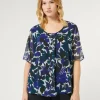 Best Marina Rinaldi Georgette top COFFEE