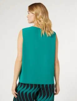 New Marina Rinaldi Georgette top JADE