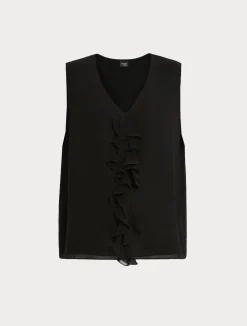 New Marina Rinaldi Georgette top BLACK