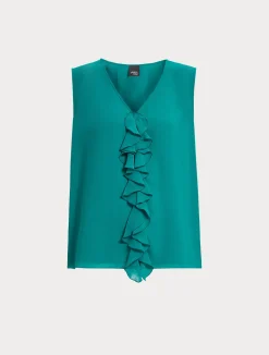 New Marina Rinaldi Georgette top JADE