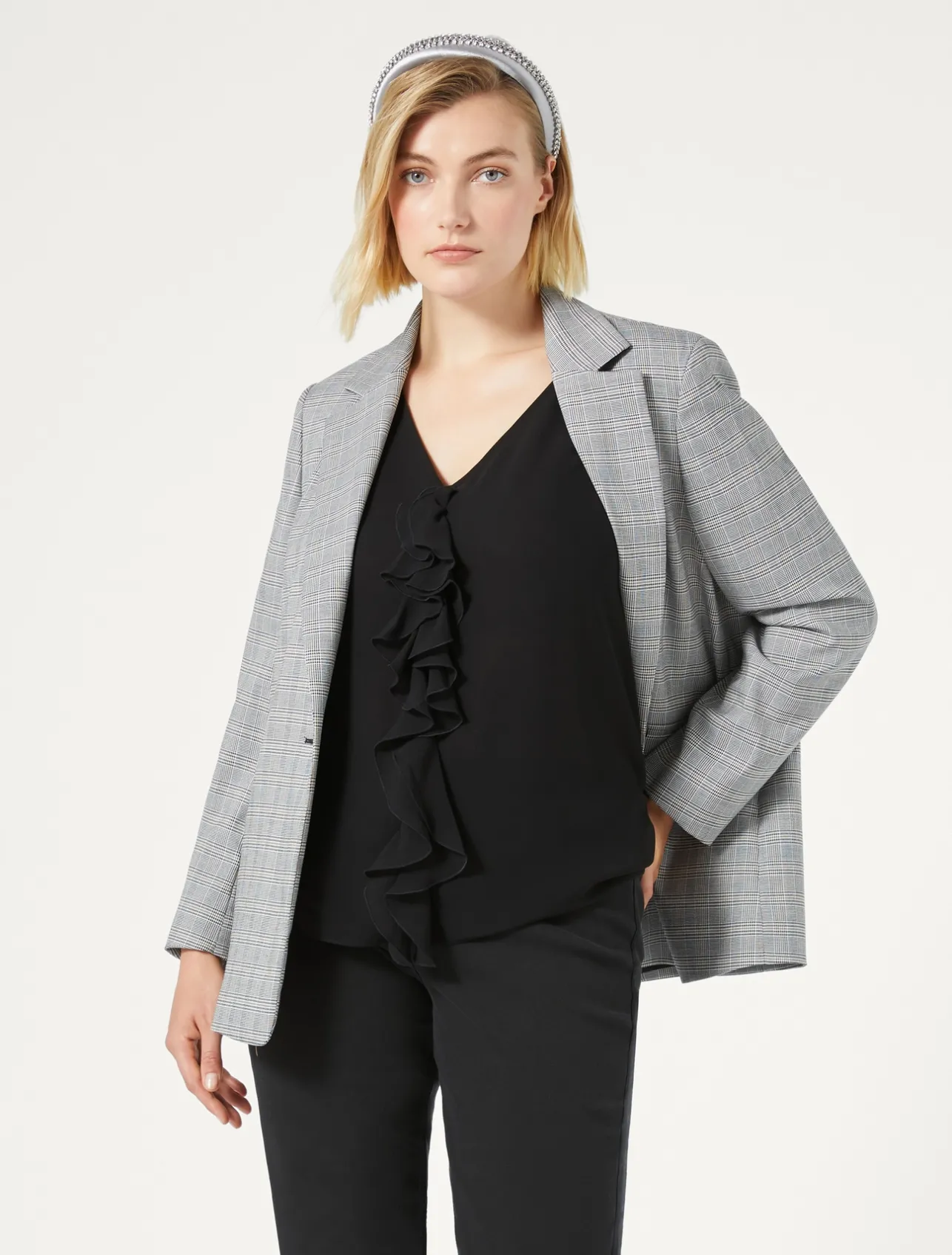 New Marina Rinaldi Georgette top BLACK