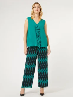 Hot Marina Rinaldi Georgette trousers ULTRAMARINE
