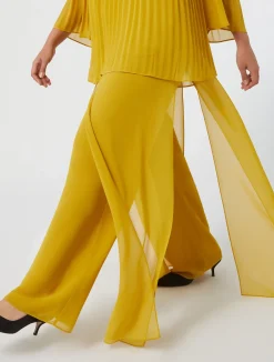 Hot Marina Rinaldi Georgette trousers GOLD