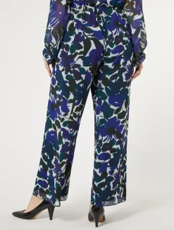 Hot Marina Rinaldi Georgette trousers COFFEE
