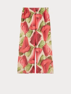 Discount Marina Rinaldi Georgette trousers PINK