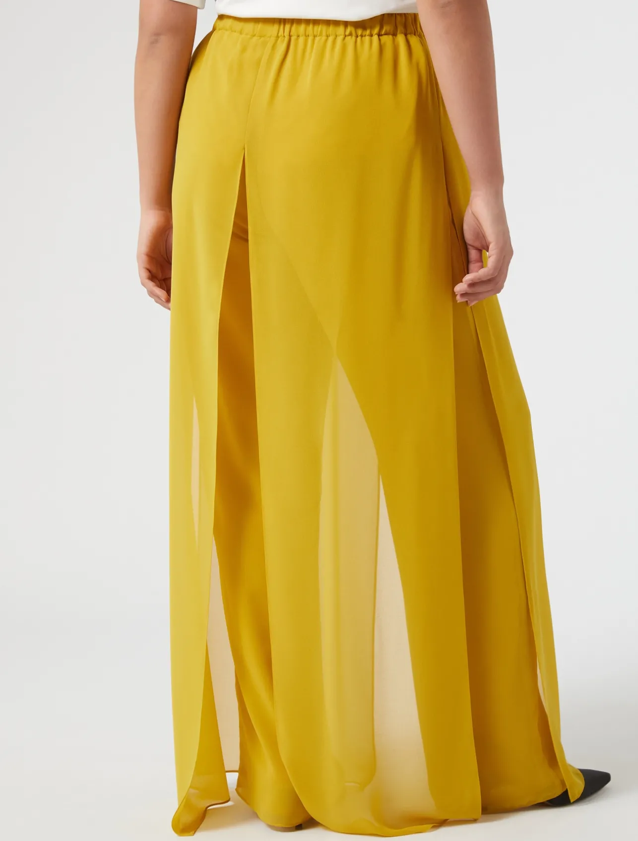 Hot Marina Rinaldi Georgette trousers GOLD