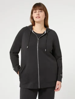Online Marina Rinaldi Interlock jersey sweatshirt BLACK