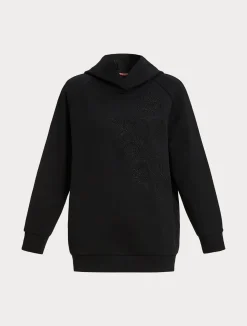 New Marina Rinaldi Interlock jersey sweatshirt BLACK