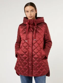 Outlet Marina Rinaldi Iridescent fabric lining RED