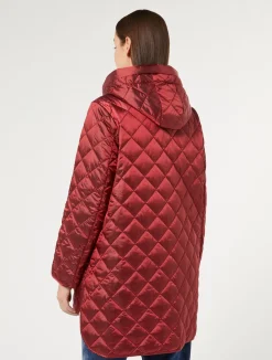 Outlet Marina Rinaldi Iridescent fabric lining RED