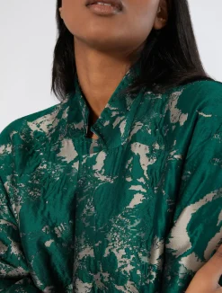 Online Marina Rinaldi Jacquard duster coat NUDO