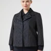 New Marina Rinaldi Jacquard jacket ULTRAMARINE