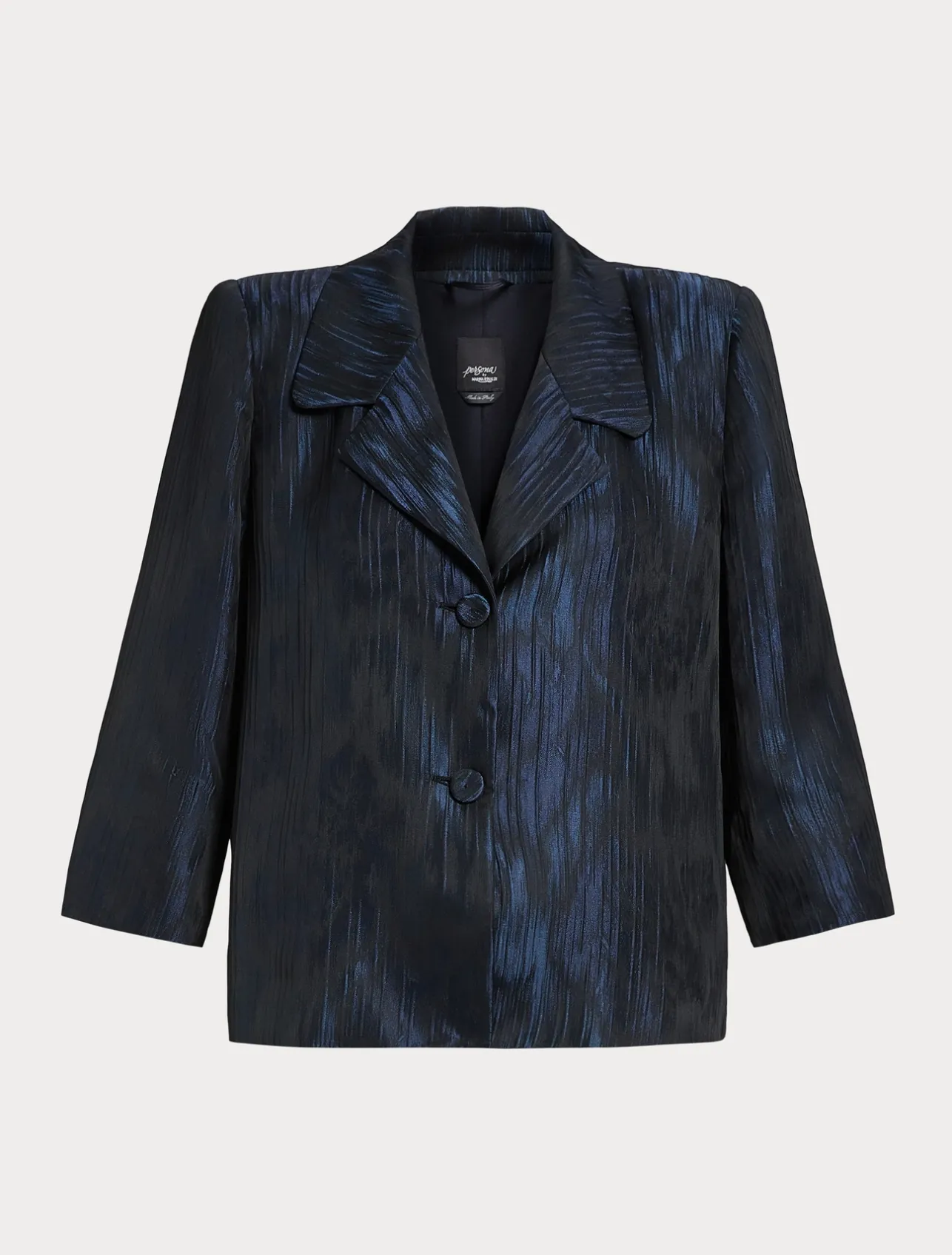 Sale Marina Rinaldi Jacquard jacket ULTRAMARINE