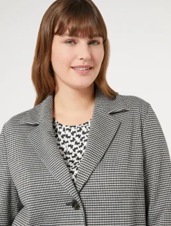 Hot Marina Rinaldi Jacquard jersey jacket BLACK