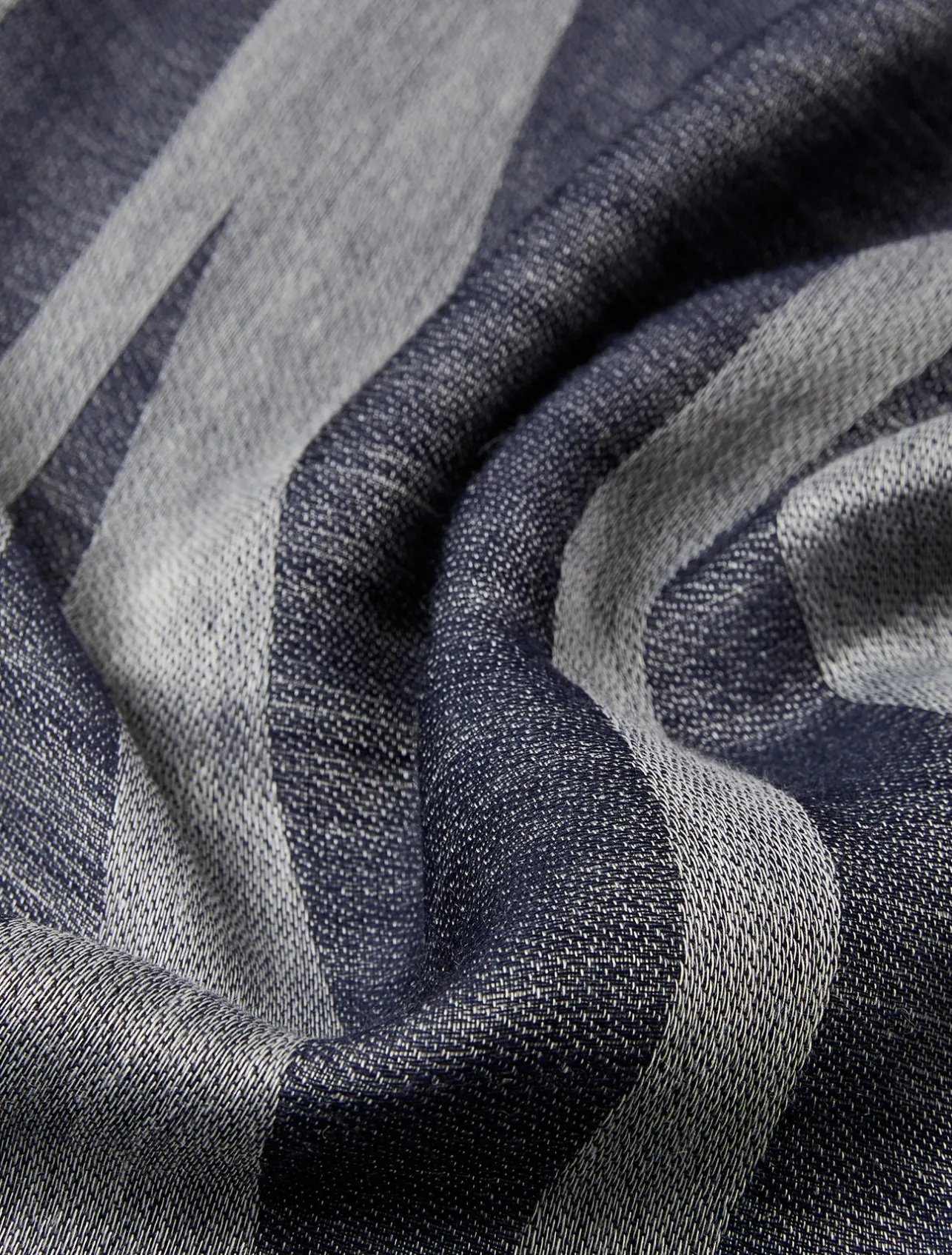 Online Marina Rinaldi Jacquard stole in a cashmere blend ULTRAMARINE