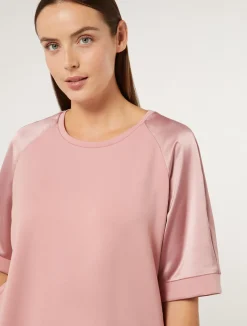 Best Marina Rinaldi Jersey sweatshirt ANTIQUEROSE