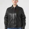 Online Marina Rinaldi Jersey bomber jacket BLACK