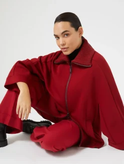 Outlet Marina Rinaldi Jersey cape RED