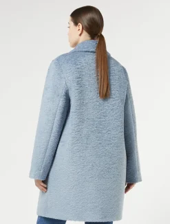 Outlet Marina Rinaldi Jersey coat LIGHTBLUE