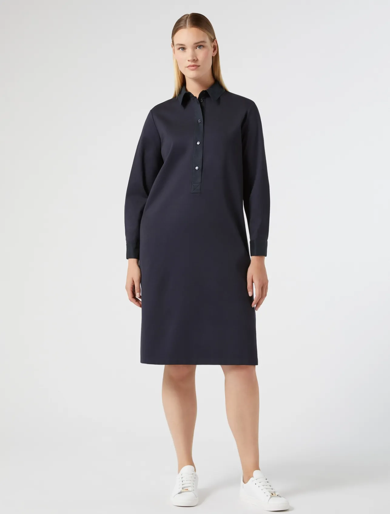 Hot Marina Rinaldi Jersey dress NAVY