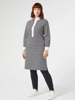 Sale Marina Rinaldi Jersey dress NAVY