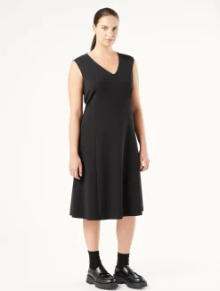 Sale Marina Rinaldi Jersey dress BLACK