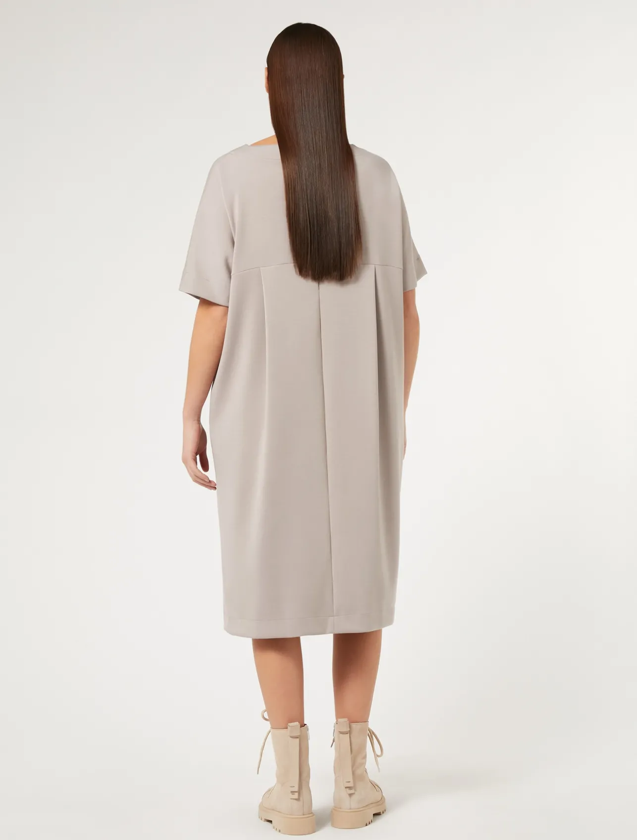 New Marina Rinaldi Jersey dress TURTLEDOVE