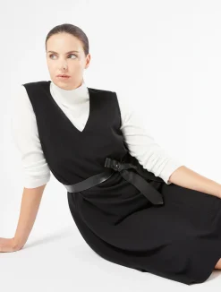 Sale Marina Rinaldi Jersey dress BLACK