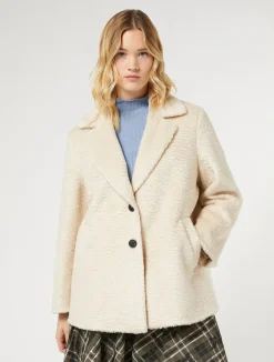 Discount Marina Rinaldi Jersey heavy jacket ALBINO