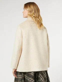 Discount Marina Rinaldi Jersey heavy jacket ALBINO