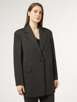 Discount Marina Rinaldi Jersey jacket DARKGREY