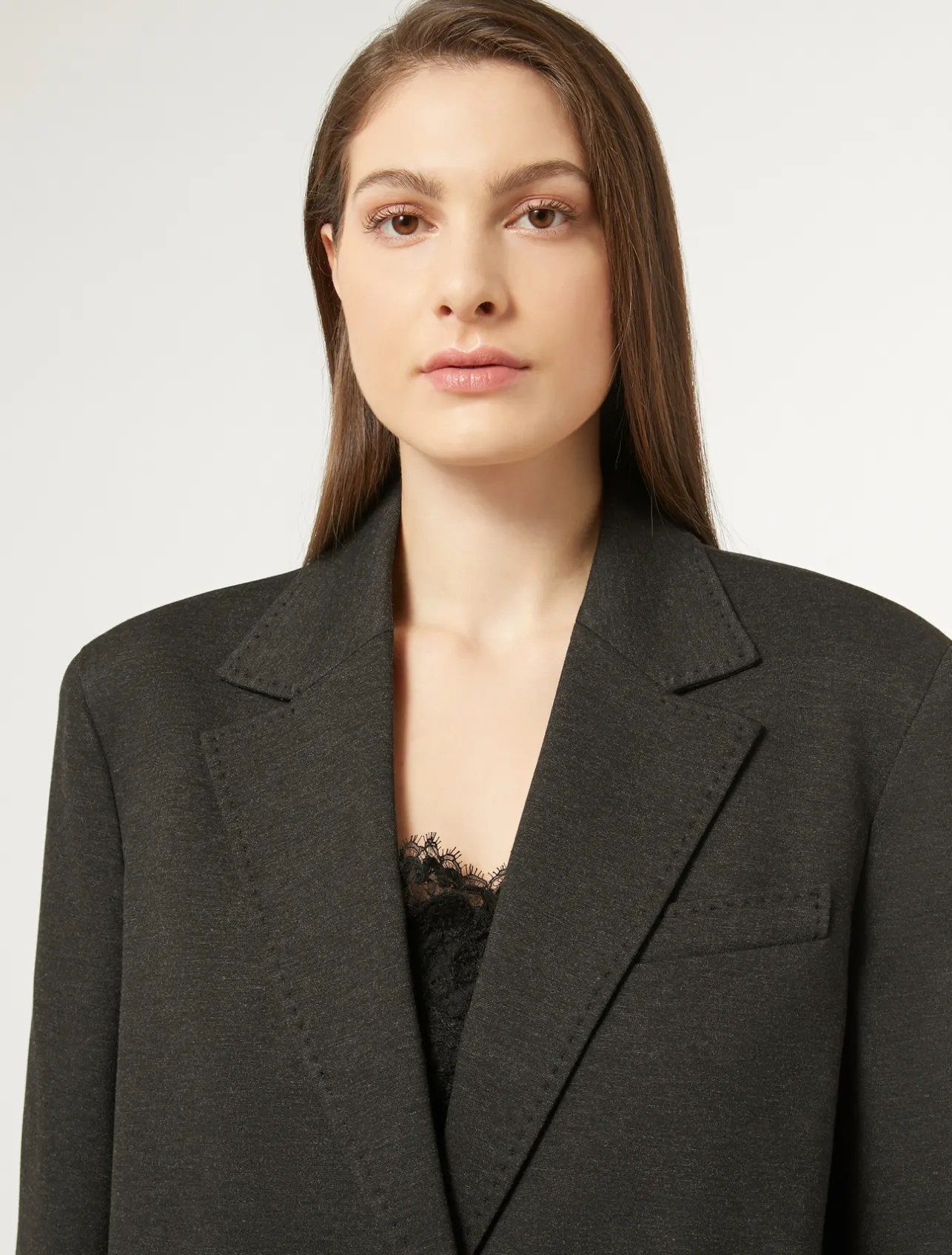 Discount Marina Rinaldi Jersey jacket DARKGREY