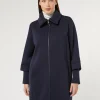 Clearance Marina Rinaldi Jersey pea coat MIDNIGHTBLUE