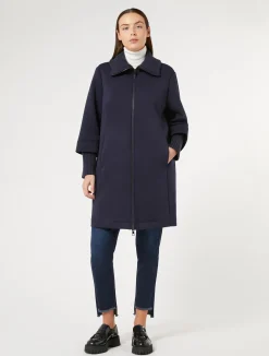 Clearance Marina Rinaldi Jersey pea coat MIDNIGHTBLUE
