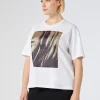 Discount Marina Rinaldi Jersey print T-shirt OPTICALWHITE