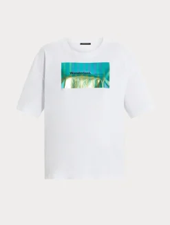 Hot Marina Rinaldi Jersey print T-shirt OPTICALWHITE