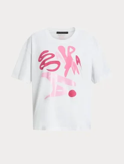 Best Marina Rinaldi Jersey print T-shirt OPTICALWHITE
